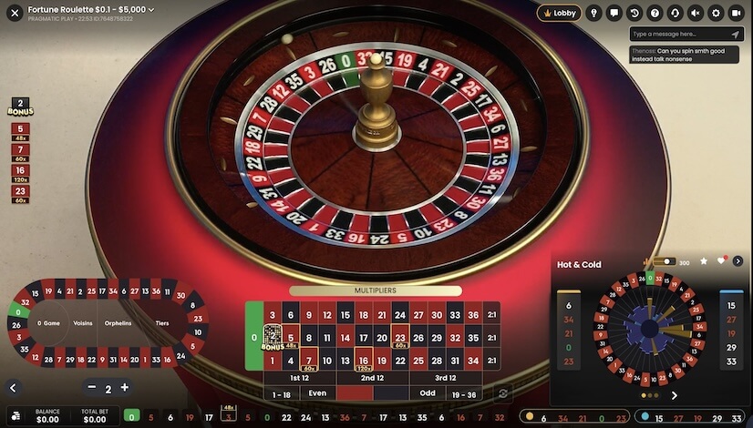 Screen Fortune Roulette 3