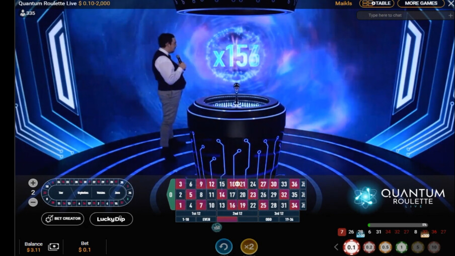 Screen Quantum Roulette 2