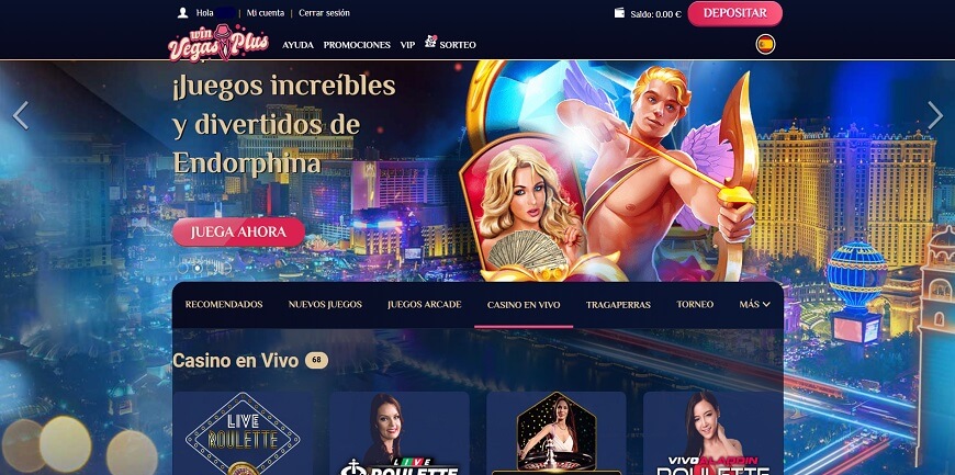 Vegas Plus screen 2